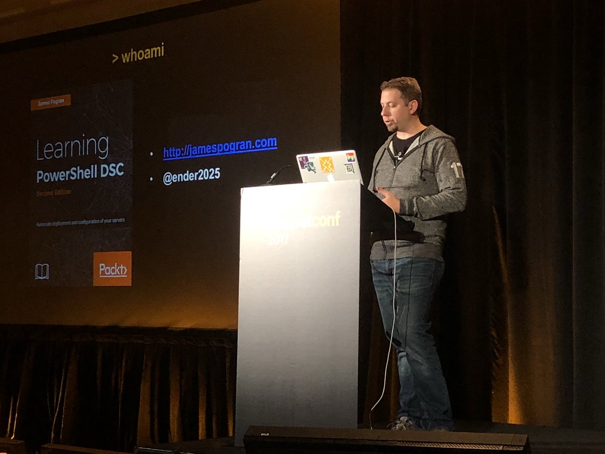 ferventcoder's tweet image. Managing Windows with DSC and Puppet - @ender2025 #PuppetConf
