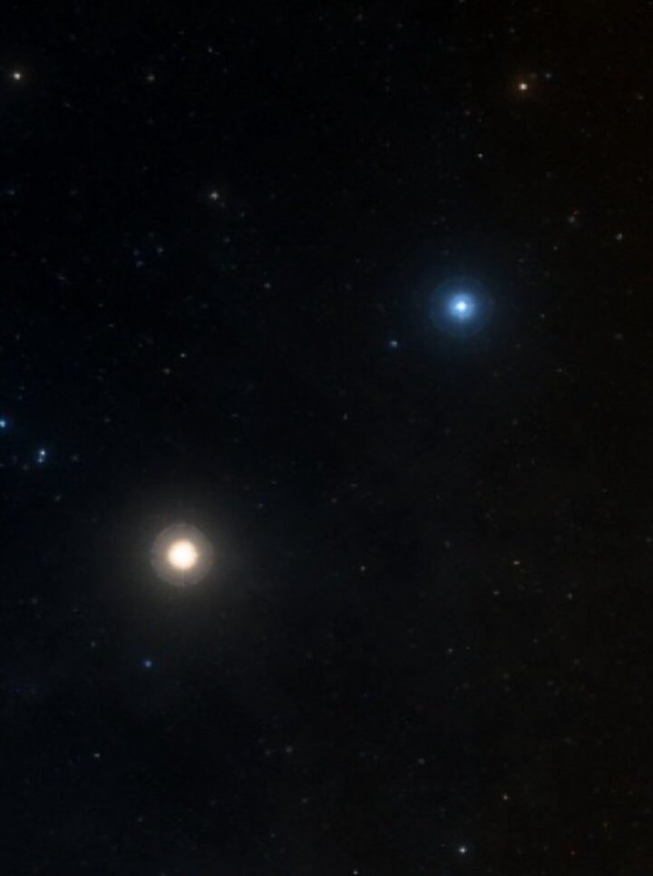 OneStarADay's tweet photo. Kappa Ophiuchi (κ Oph)

An orange giant in #Ophiuchus, the Snake Bearer. Compare to nearby cerulean Iota Ophiuchi. Isn't it a nice contrast? https://t.co/LuuPf4b381