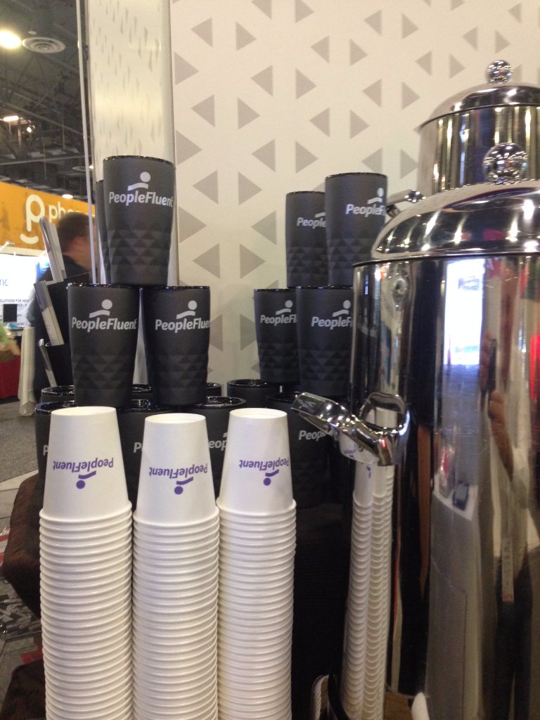 PeopleFluent's tweet photo. Coffee is hot! Swing on by booth 3738 to satisfy your java needs. We are serving all day! #HRTechConf #Vegas #HRtechnology https://t.co/fiPTcRssgA
