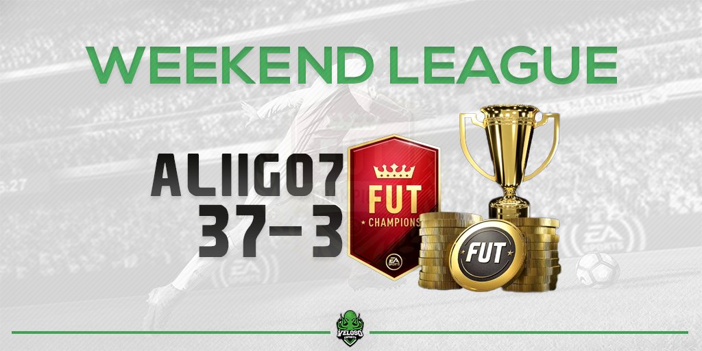 VelosoGG's tweet photo. // Weekendleague [FIFA] 

Resultat aus 40 Partien für 'AliiG07': 37-3 

Mehr Infos dazu: https://t.co/oqH5nMquPT

#BeVeloso #VeOFIFA 💚 https://t.co/XOr8VoDirV
