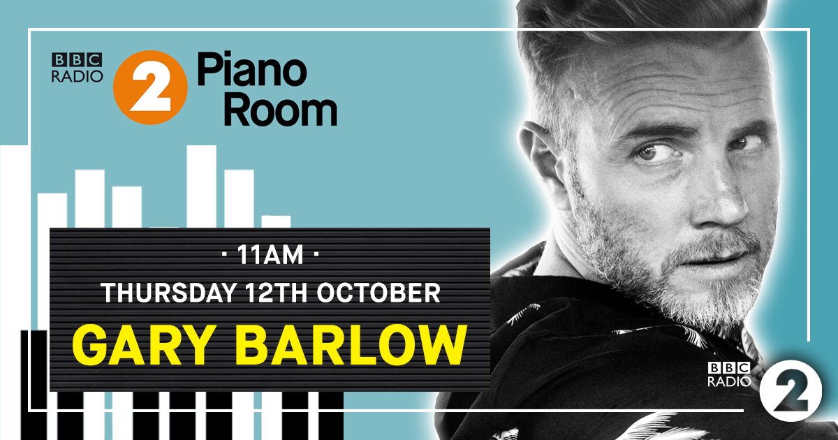 BBCRadio2's tweet image. Only the finest musicians get to play on Elton's piano and tomorrow it's the turn of Mr @GaryBarlow! ☺️ Catch him with @realKenBruce at 11am