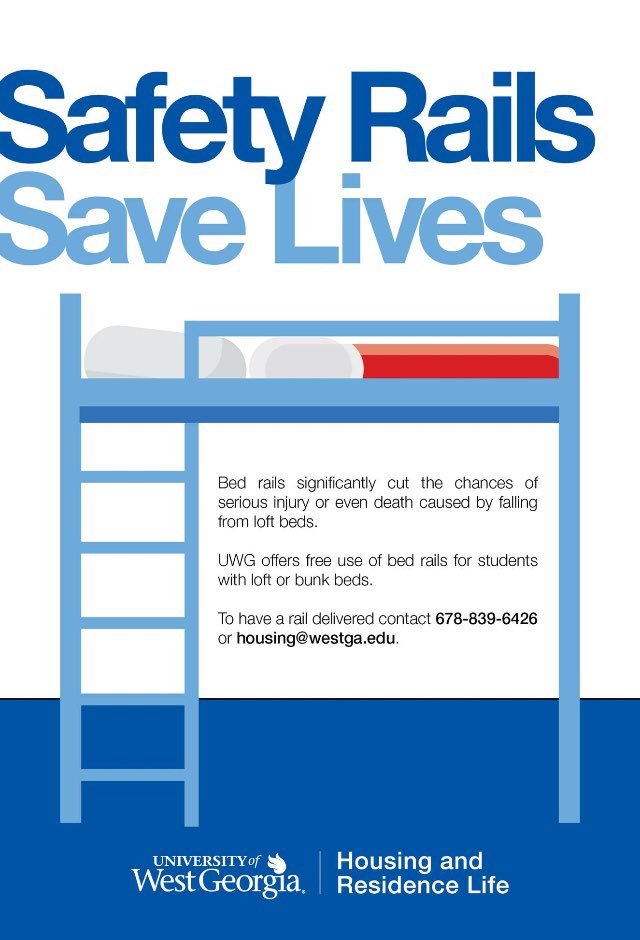 bunkbedsafety's tweet photo. @UniversityOfWestGa Thanks for raising awareness! #dontfallforthat https://t.co/ABUvXZGoZo