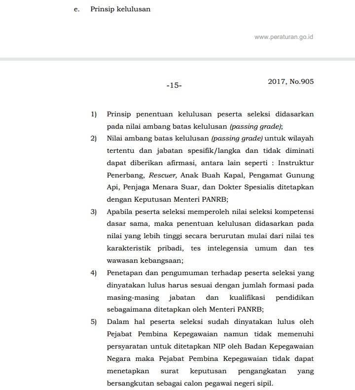 Reddevil0073's tweet photo. @LaolyYasonna Permen no.24 tdk menghapus permen no20&amp;22,tp hanya menyelipkan 1 pasal(4A). Jd panitia jgn amnesia tentang permenpan no22,Bag.D,poin ke5,E,1 https://t.co/bkQk62Wa0D
