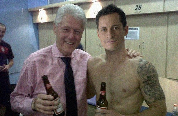 JamesReedman1's tweet photo. Hillary, Harvey, and Huma #NationalComingOutDay #StrongerTogether Don't forget Bill and #CarlosDanger https://t.co/tIjEqjOHgv