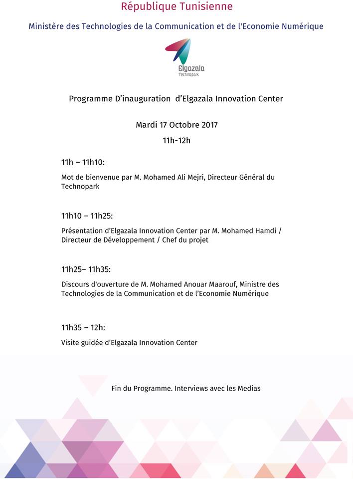InnovationHubTN's tweet photo. #Innovation
#Elgazala_Innovation_Center
#Tech_Transfer
#Elgazala_Technopark #MTCEN #Tunisia https://t.co/1HpBaVeKdD