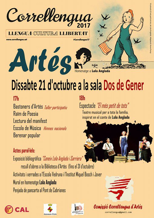 ElMesPetitdTots's tweet photo. Dissabte 21d'octubre seguim la gira a Artés amb el musical inspirat en el conte de LolaAnglada El més petit de tots. Us hi esperem! @CAL_cat https://t.co/0ZWkfOrvIB