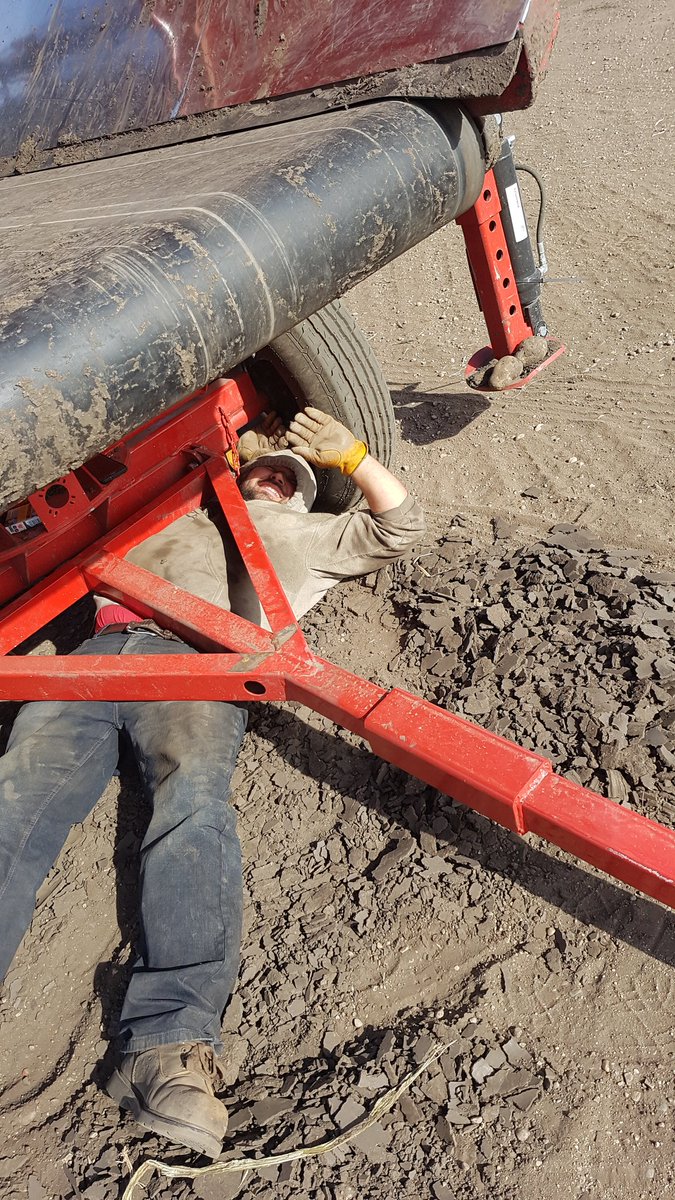 A&amp;M farm ventures employee of the month goes to Sedat for getting himself pinned under equipment.  He needs <a href="/HometownFitnes1/">Hometown Fitness</a> cause he fat