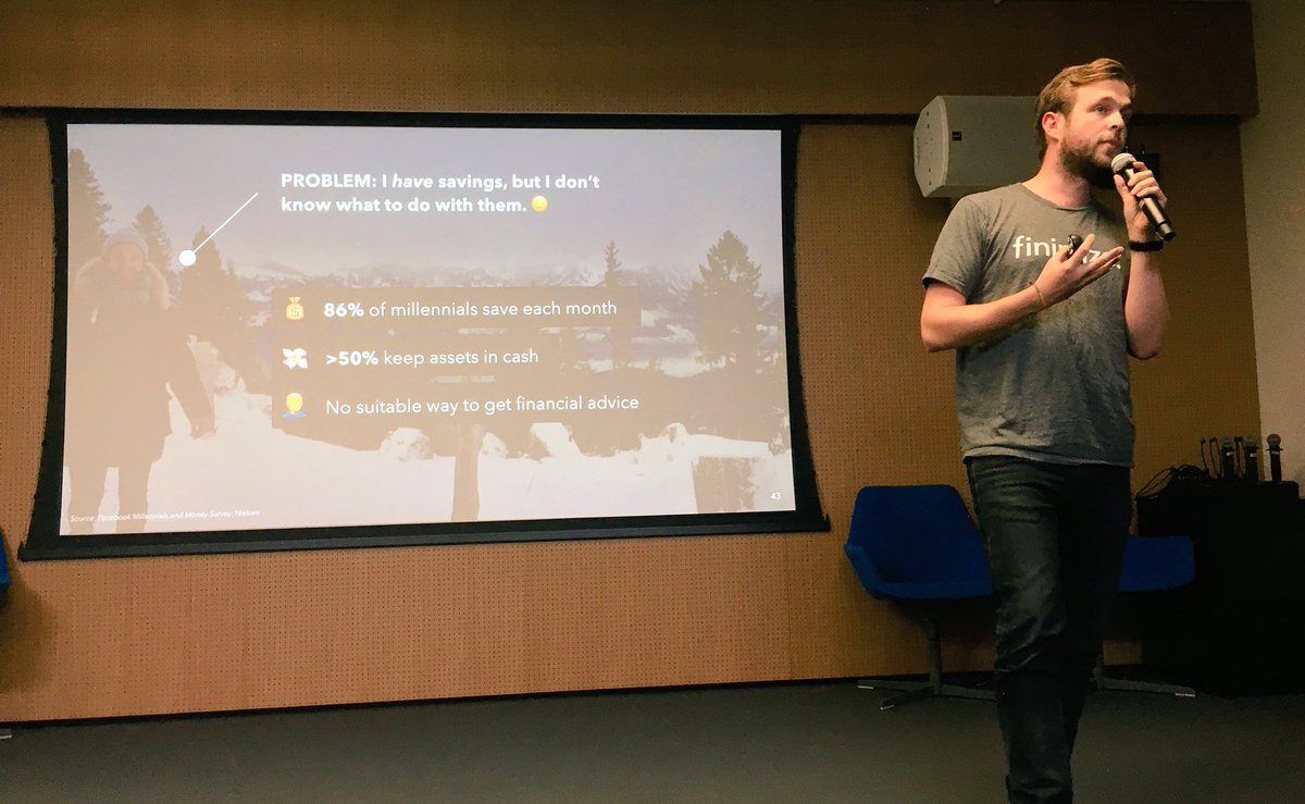 finimize's tweet photo. “People have savings but just don’t know what to do with them.” - @wholeearthweb #FintechFinimized https://t.co/gQki6FSDMm