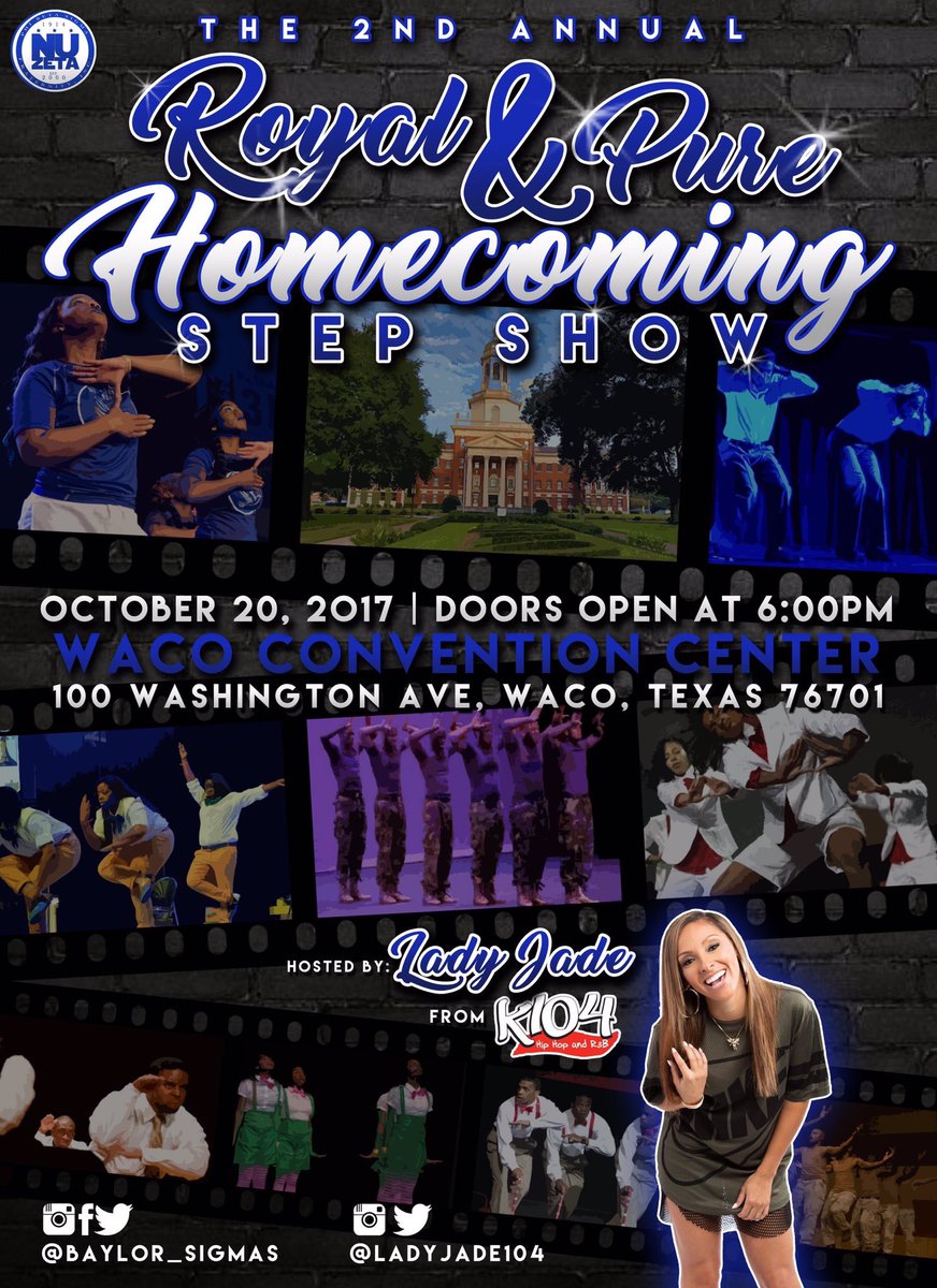 Darren1k's tweet photo. What a SHOW we will have for y’all #Baylor ... The second annual #RoyalAndPure Step Show will take place next week. Hit up @Baylor_Sigmas 😤 https://t.co/uQr4KuM0sy