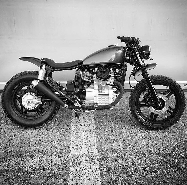 Bikebound On Twitter Who Needs Color Grayscale Honda Cx500 By Relicmotorcycles Cx500 Scrambler Tracker