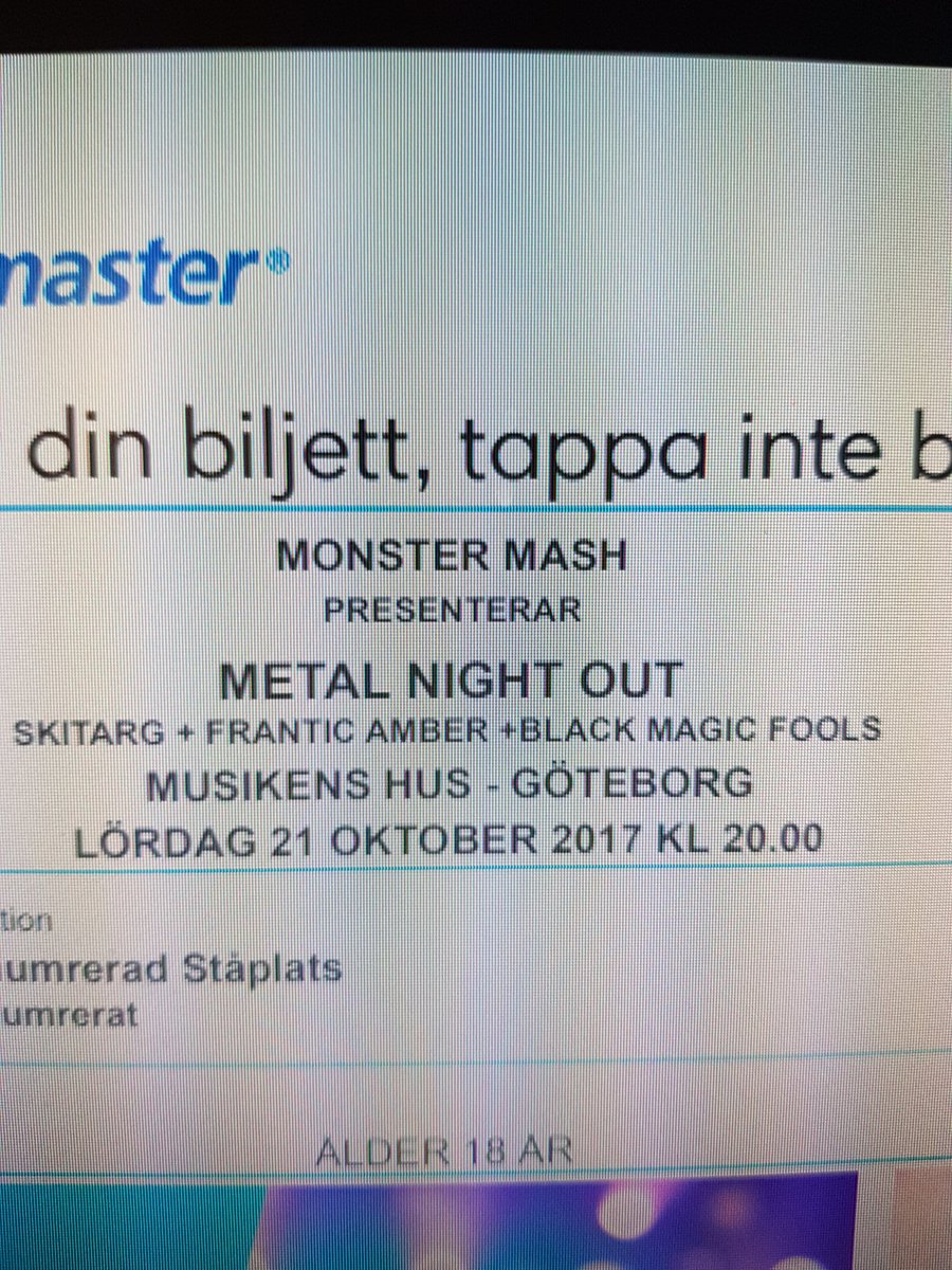 SlowFox_Andy's tweet photo. Har tappat räkningen på hur många gånger jag gått på detta showinriktade band.
@SkitargSweden @BarnetSkitarg 
@NecrofilipS https://t.co/ERfHryEYrR
