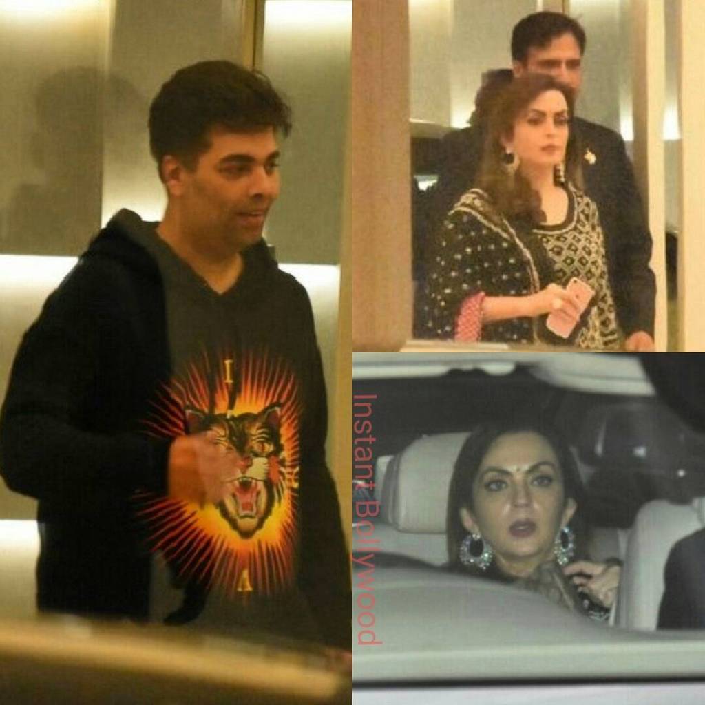 Nita Ambani Visits Karan Johar s house to wish him Happy Birthday. How sweet of 