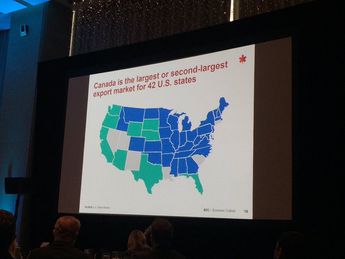 🇨🇦 has the smallest trade deficit with the US and is the 2nd export market for 42 states #NAFTAWorks