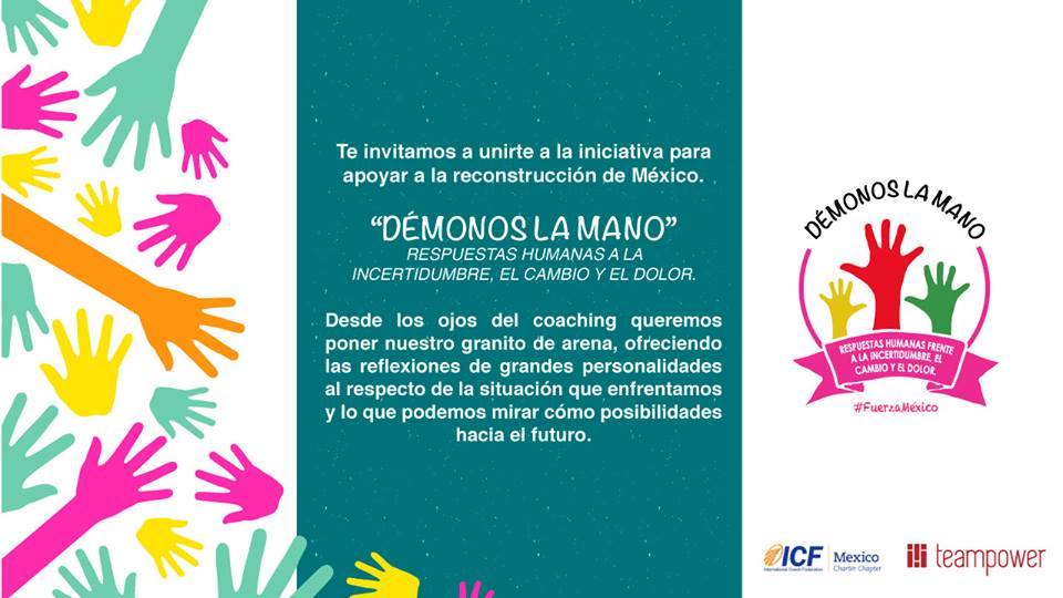 ¿Ya conoces la iniciativa de Démonos la Mano? Ingresa al sitio demonoslamano.com y únete a este movimiento.
Para ayudar a Mexico.