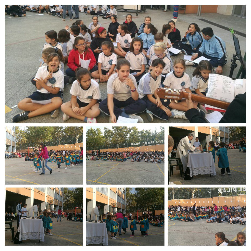 carinavtwit's tweet photo. Celebración de comienzo de curso. En #TrilemaElPilar ofrecemos nuestros talentos al servicio de los demás. https://t.co/g5Id6bEsvW