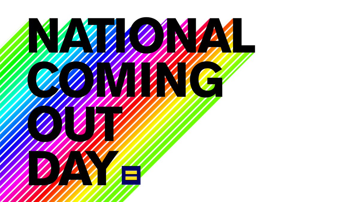 .<a href="/HRC/">HRC</a>, I’m coming out as a supporter of full #LGBTQ equality as part of #NationalComingOutDay! Join me: hrc.im/out