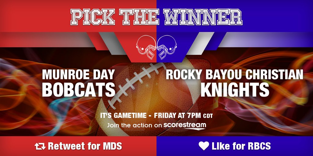 Who wins?
Retweet for Munroe Day
Like for Rocky Bayou Christian <a href="/RBCS_KNIGHTS/">RBCS</a>
Get the app 🔥 scorestream.com/app?rId=twg