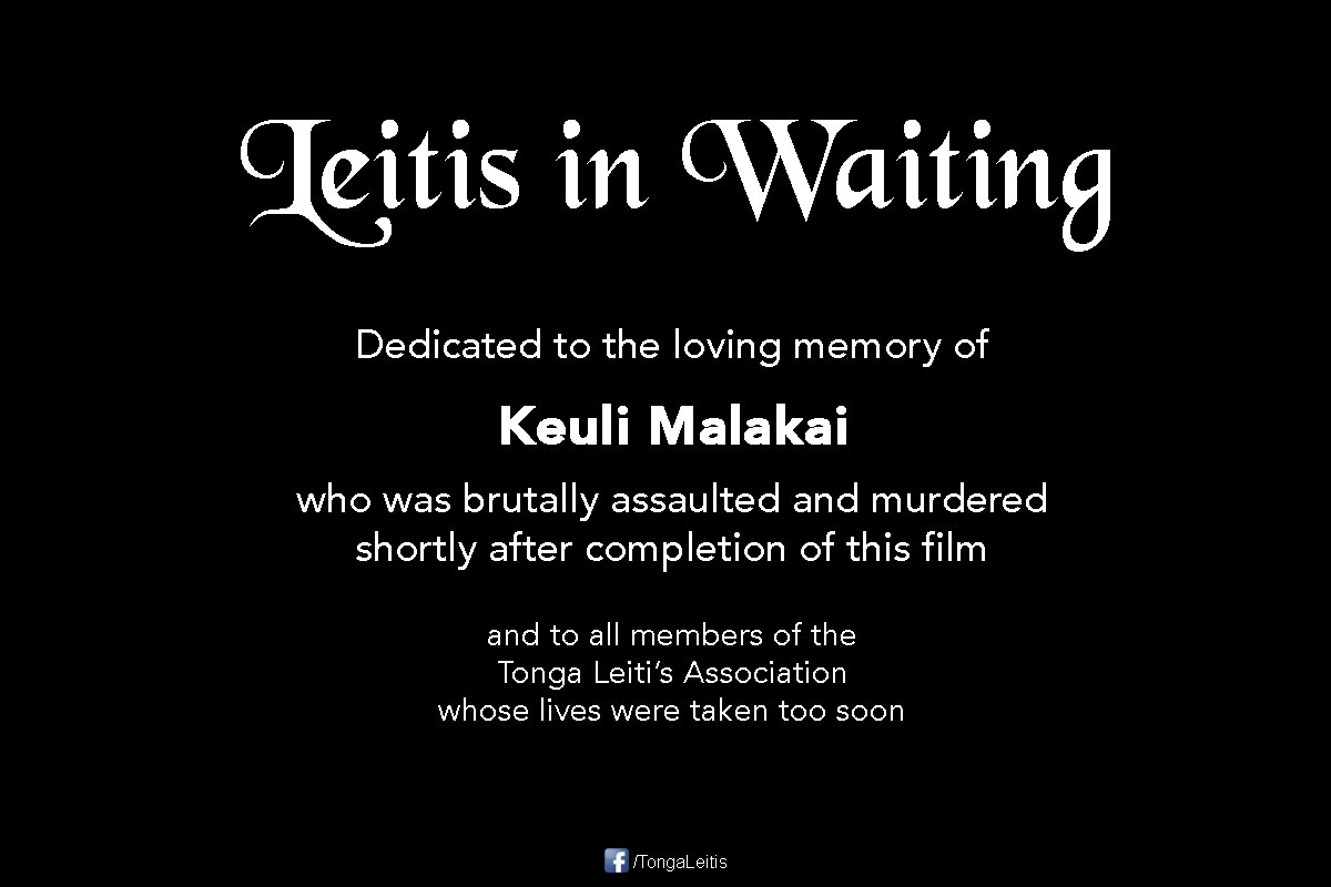 KumuHina's tweet photo. As we complete edit of #LeitisinWaiting we're thinking of lives lost due to anti #LGBT bigotry ~ and dedicating #film to #Tonga #Leitis https://t.co/mRRUqBhfIM