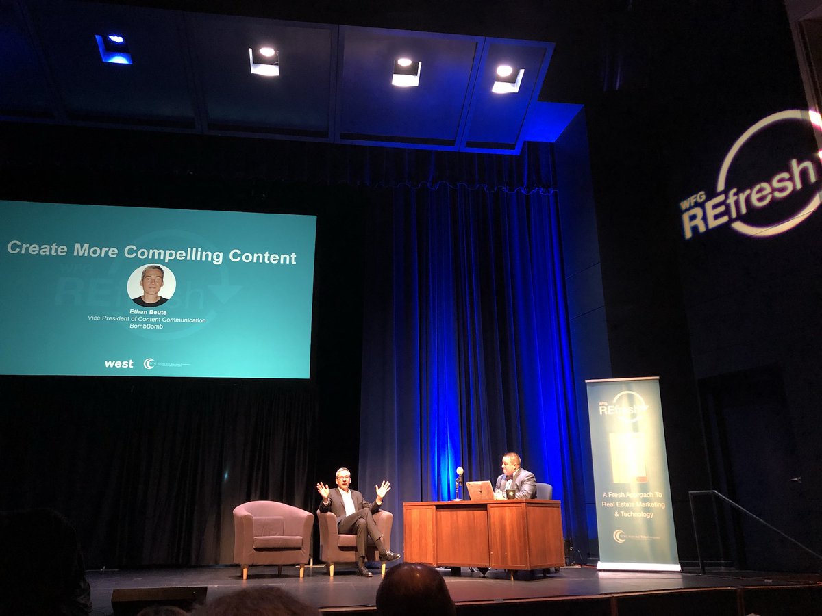 TheWickmanTeam's tweet photo. Our Marketing Director, Anna is at #WFGREfresh in Bellevue, WA today! One of the highlighted speakers is from BombBomb.. do you all use it? https://t.co/t9EK7qkjvf