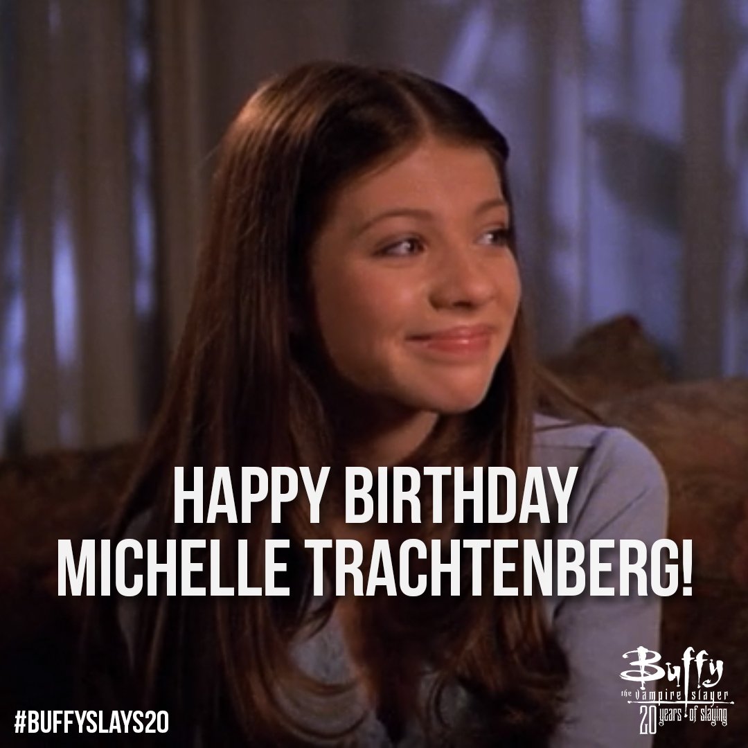 BuffyTVS's tweet photo. Happy birthday to the best little sister a Slayer could ask for! @RealMichelleT https://t.co/u31LfQA8dD