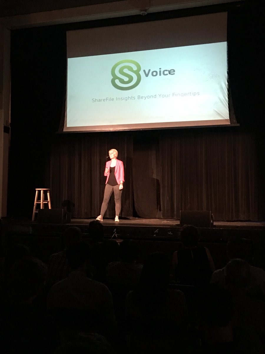 sharefile's tweet image. First up, pitching from Citrix is ShareFile Voice! #CitrixLife #innovatorsprogram