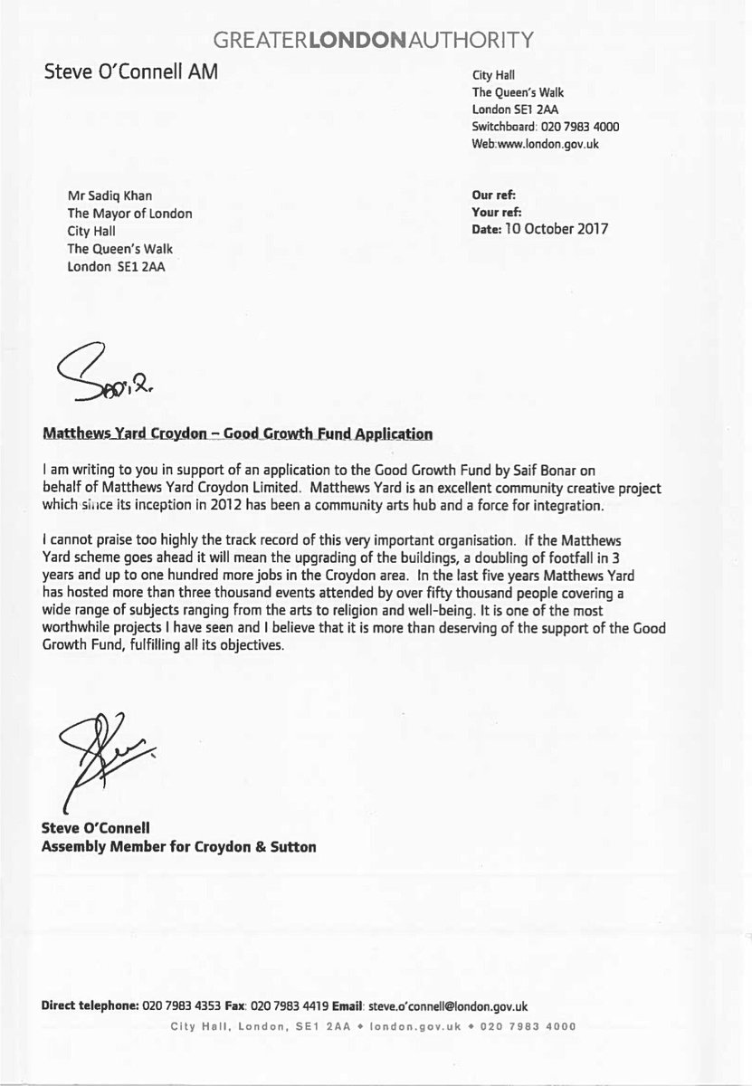 Boxpark crew, let's save @MatthewsYard. #Croydon's community + cultural hub. Sign here: change.org/p/greater-lond… <a href="/nightczar/">Night Czar</a> @SteveO_Connell.