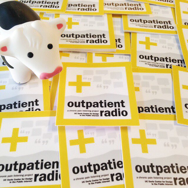 dipiUCD's tweet photo. Outpatient Radio is streaming on MooTube... we mean @YouTube ! Thanks @stickermule for stickers! #painrproject https://t.co/11usFoWWta https://t.co/EkLngqn1Tu
