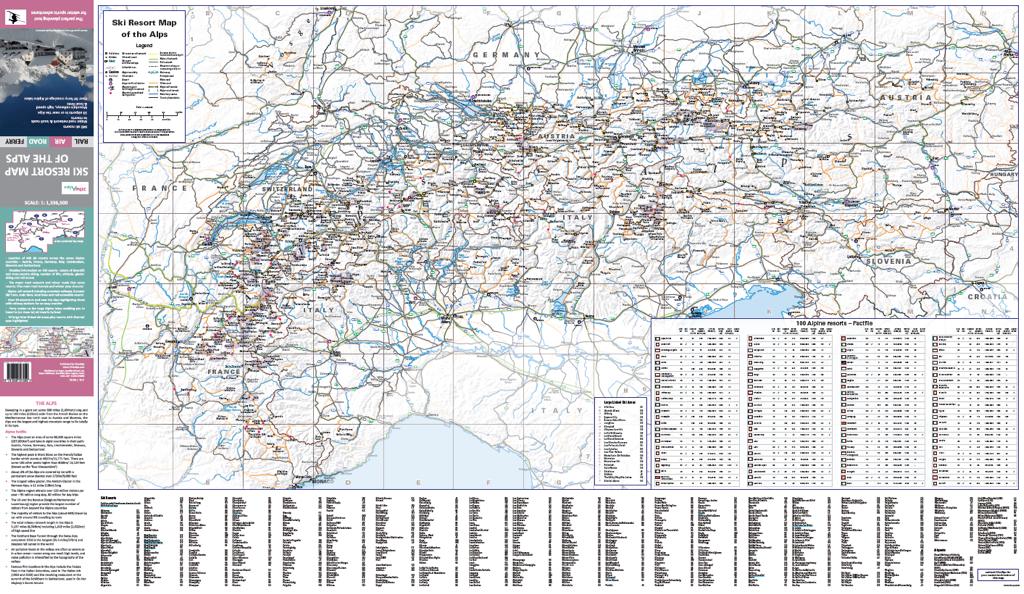 Alps Ski Resorts Map 2Thealps On Twitter: "#Ski Resort Map Of The Alps Showing 640 Resorts. You  Can Purchase Folded, Rolled Or Encapsulated #Travel #Adventure  Https://T.co/X3G9S8H2Ip" / Twitter