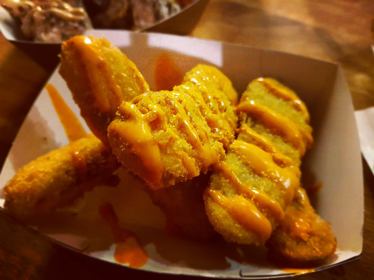 Any self respecting "Date Night" has to include fried pickles in some format. (This time provided by <a href="/wearetsukemono/">TSUKEMONO - Japanese soul food</a>) Am I right? 🥒🥒