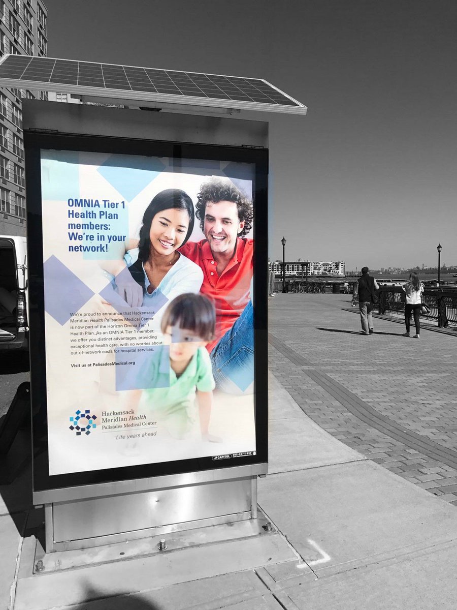 capitoloutdoor's tweet photo. Life years ahead. @pwghealth & Palisades Medical Center #ooh all around #Hoboken on #adpanels! #GoWherethePeopleAre: https://t.co/0YNMoa9fhy https://t.co/qGMVmQ55xC