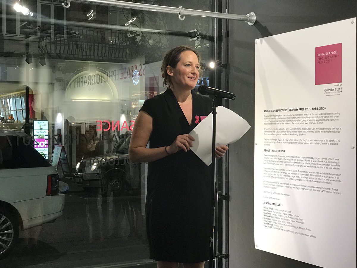 Founder Fiona Gifford on stage reflecting on how Renaissance started 10 years ago #RPP2017