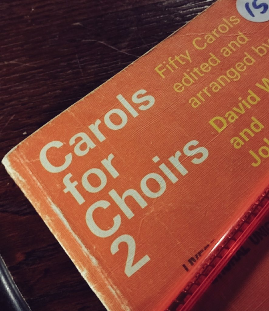 It must be Christmas time! Carols for Choirs 2 is out! #UniversitySingers @LUMuSoc @sotauol