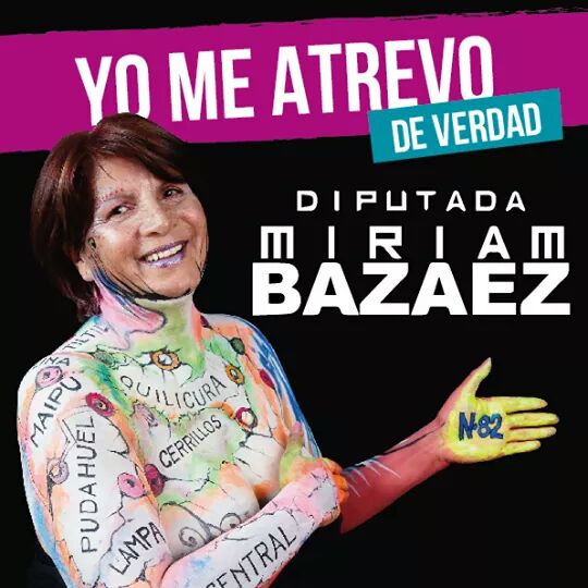 Soy Miriam Bazaez #DiputadaDistrito8 
#YoMeAtrevoDeVerdad
#VotaN82 #Maipu #Quilicura #Pudahuel #Colina #Lampa #TilTil #Cerrillos #EstCentral