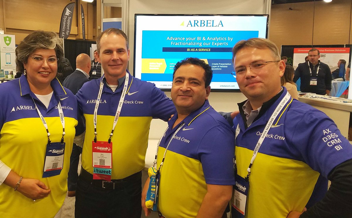 SDMBigSIS's tweet photo. Having a blast at #AXUGSummit with #ArbelaTech! https://t.co/bQNC40rSTZ