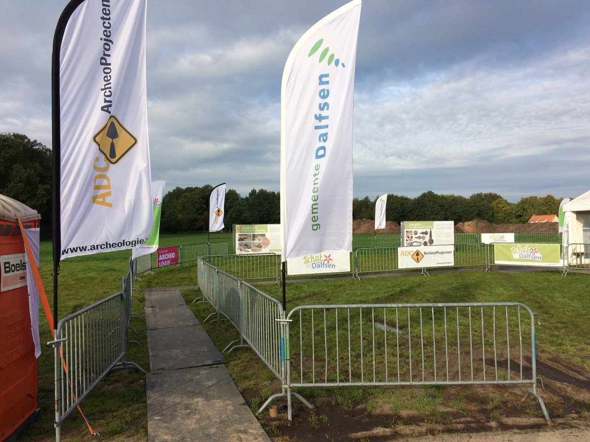 Komende zaterdag van 10 tot 16 uur open dag bij de opgraving in #Dalfsen, met rondleidingen en vondsten van de opgravingen in 2015 en 2017