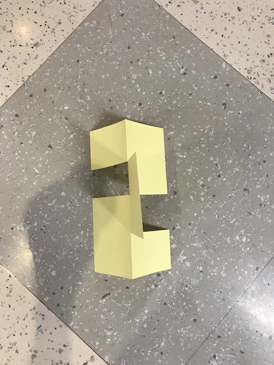 MsPenrice's tweet photo. Replicate this...8 1/2x11 cardstock, scissors, 10 minutes and a #growthmindset @RyersonHeights @GEDSB #grit #intermediatechallenge https://t.co/lDJNbANZ3X
