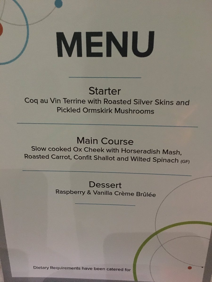 srrmiller's tweet photo. #u4connect17 So who would select Ox Cheek for a Dinner? How much food is going to waste tonight? https://t.co/vickOqU2JG