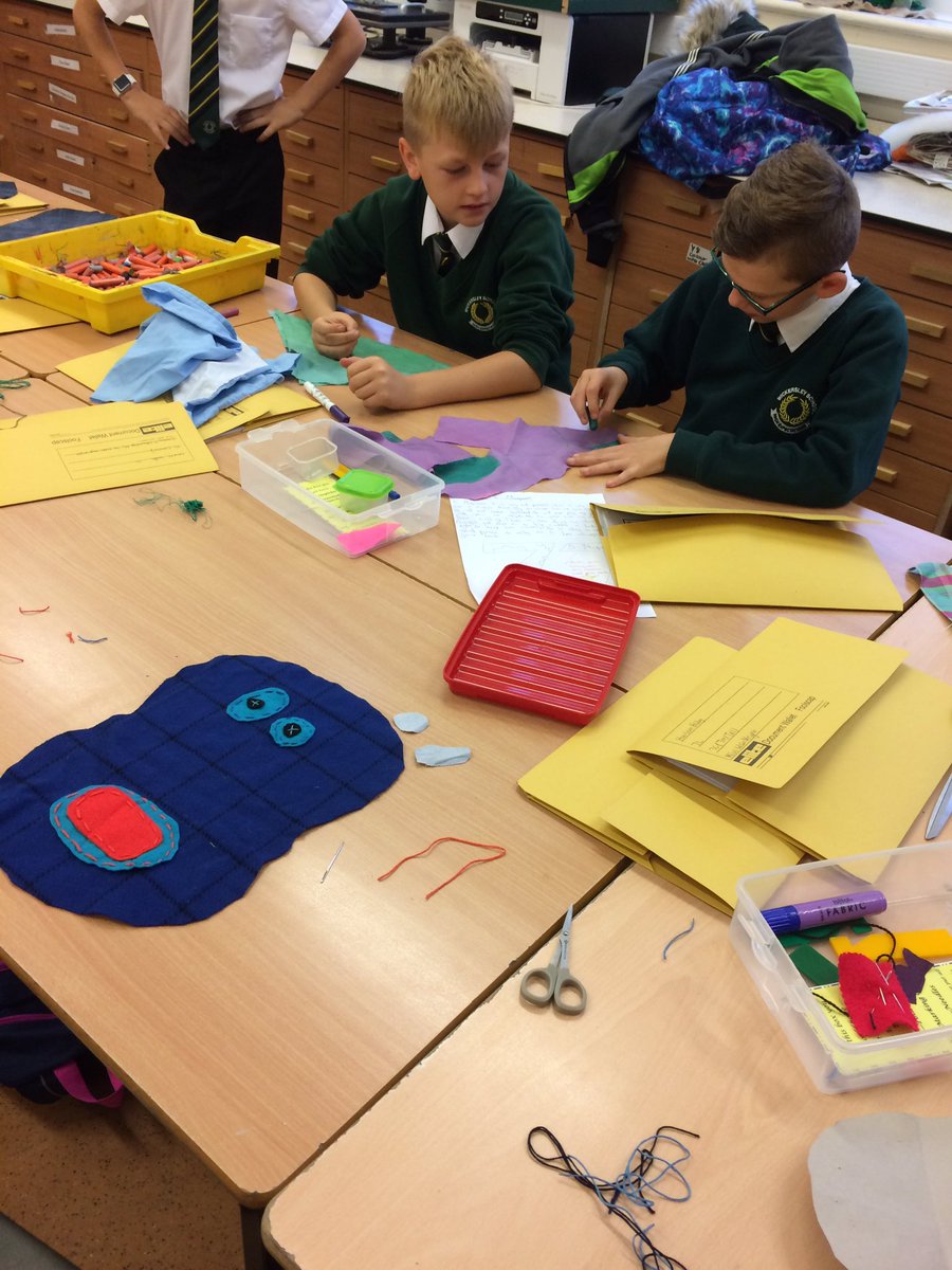 WickersleyDt's tweet photo. Our Y7 Textile students are busy bees this week making their ugly dolls 🐝 #textiles #sewing #notjustforgirls #boyslovesewingtoo #uglydoll https://t.co/0kjZOKsXvF