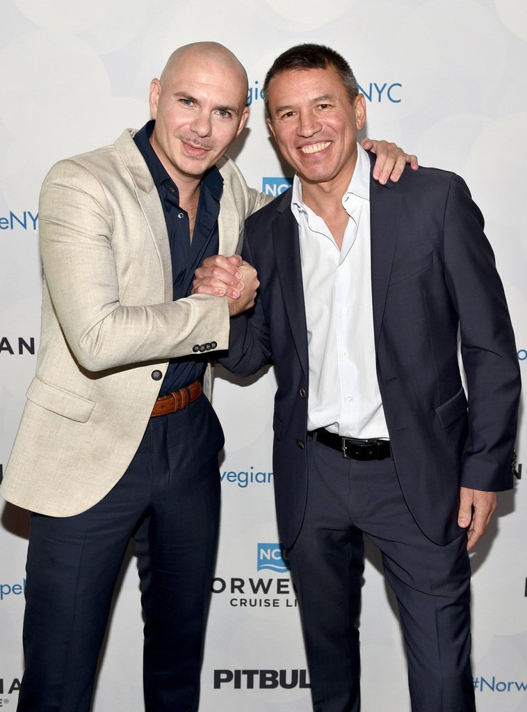 Excited to welcome #NorwegianEscape to the Big Apple with the help of @Pitbull! #NorwegianEscapeNYC
