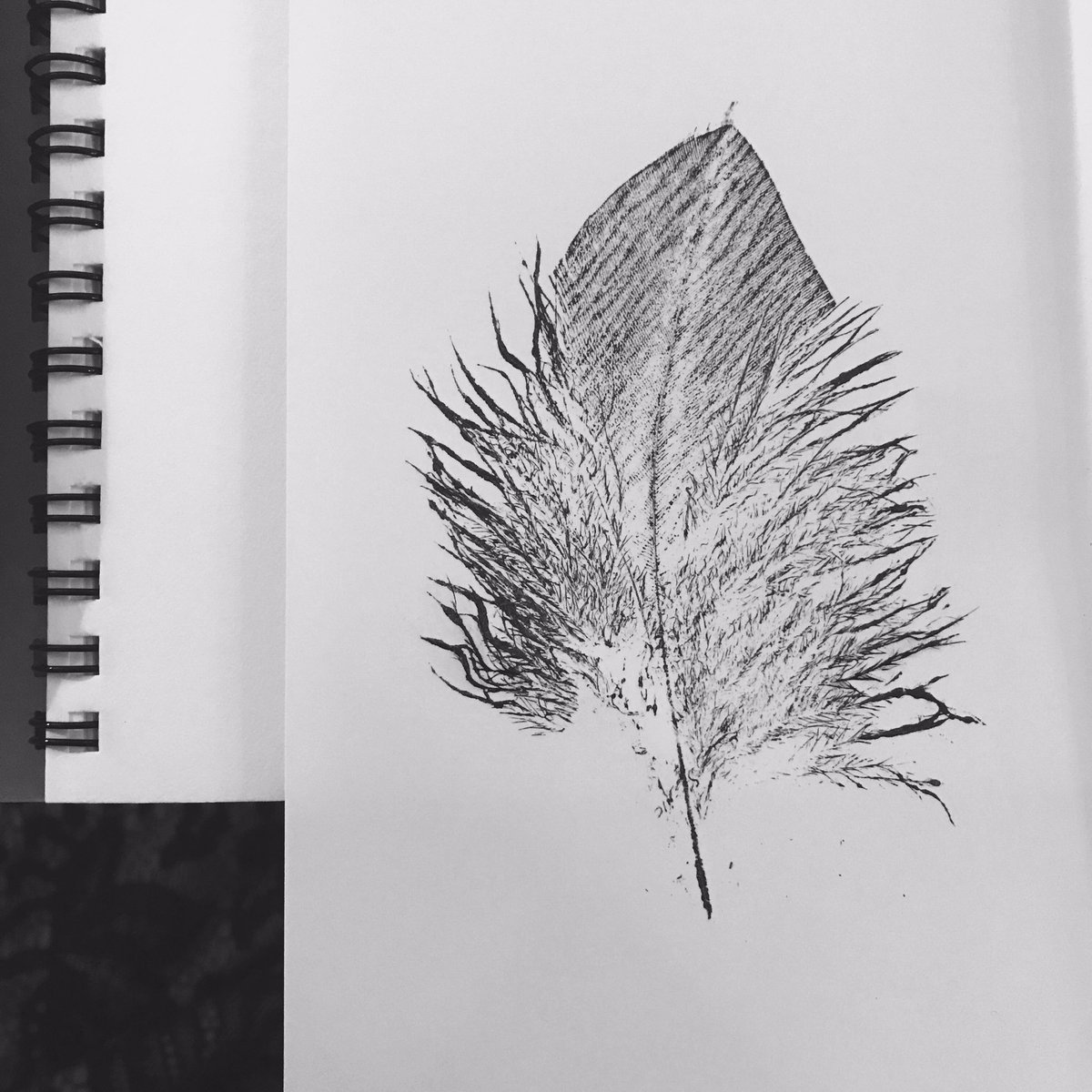 magpahi's tweet photo. Experiments for open studio this Sat • 10am-4pm • #eborstudio #littleboroughartsfestival #shepsters #feather https://t.co/ncDbp0wxaO