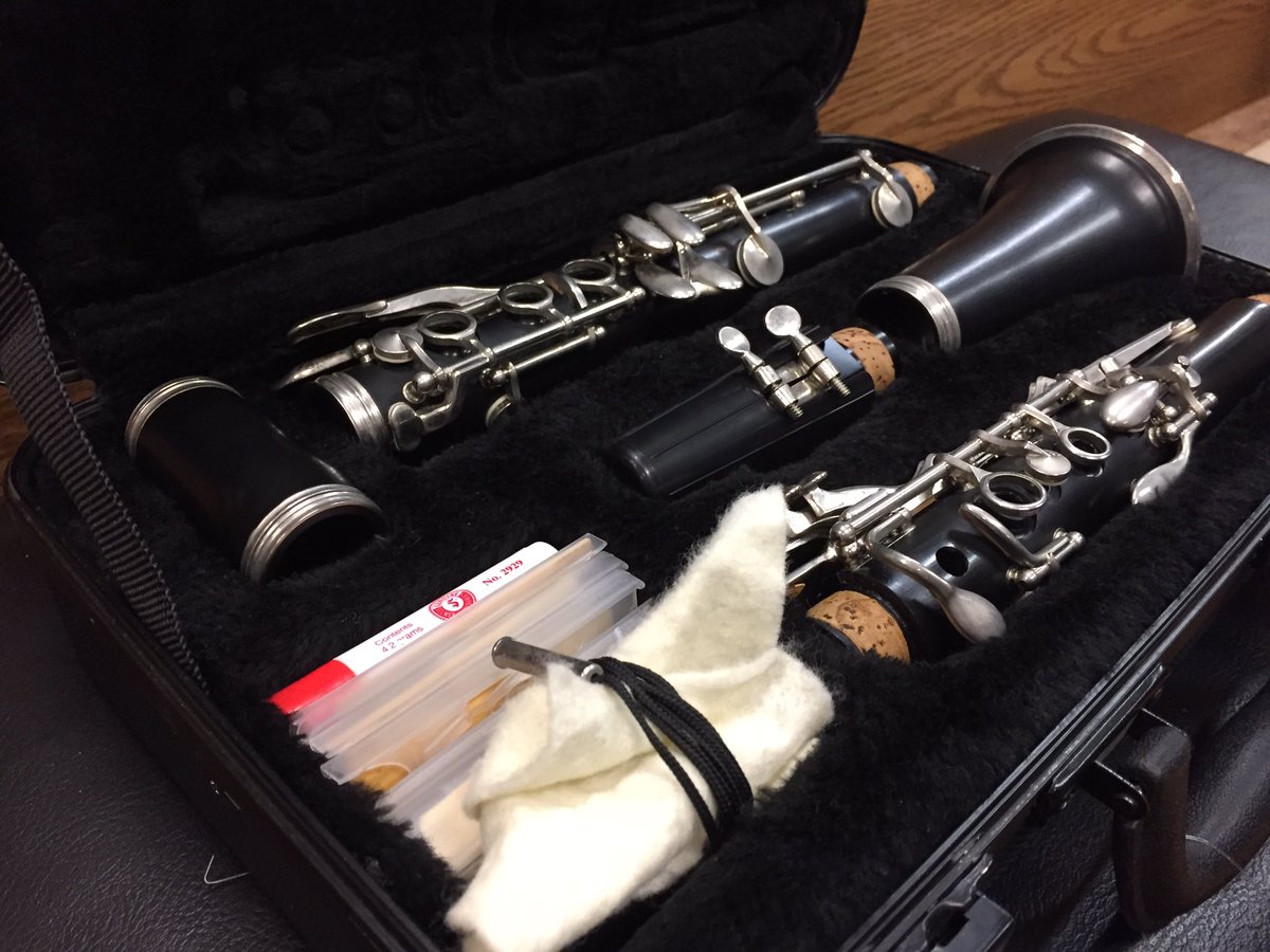 Thanks for remembering to swab your clarinet! #instrumentcare