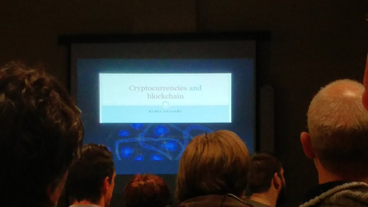FraipontsThomas's tweet photo. Lezing over Bitcoin en blockchain 👌 sewes investeren in Bitcoins 💰 #thomasmore #itfactory https://t.co/vIR3U03xwv