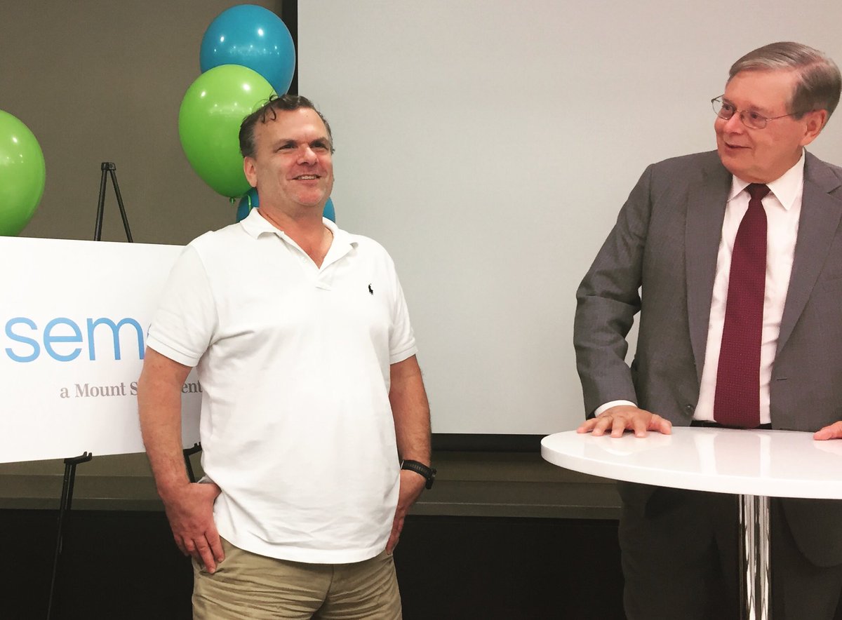 sema4's tweet image. Today, Mayor David Martin (@martinformayor) welcomed  @Sema4 to #Stamford! “Make us stronger by your presence.”