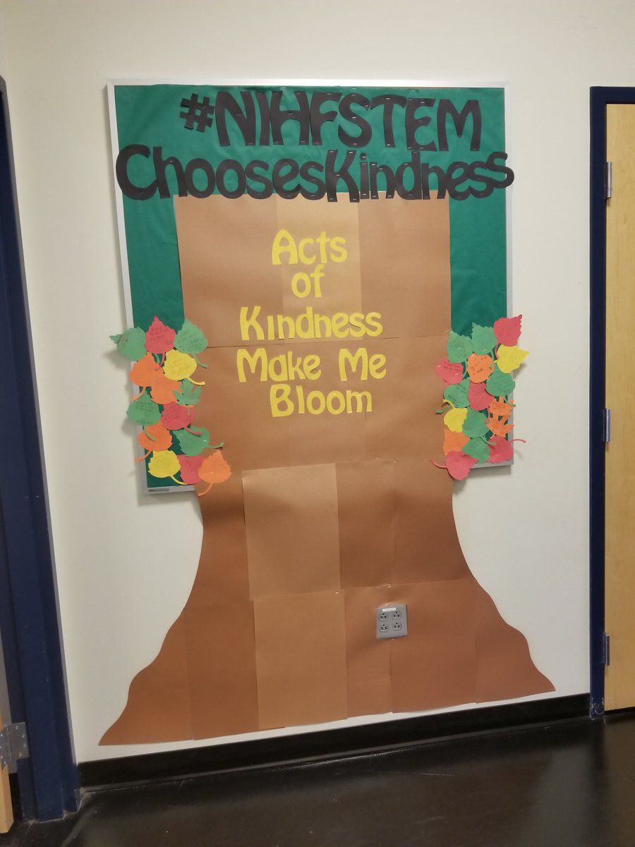 STEMpathyRodger's tweet image. NIHF STEM is choosing kindness. #NationalBullyingAwarenessMonth #NIHFSTEMChoosesKindness #Bekindallthetime #buildingculture #Integrity