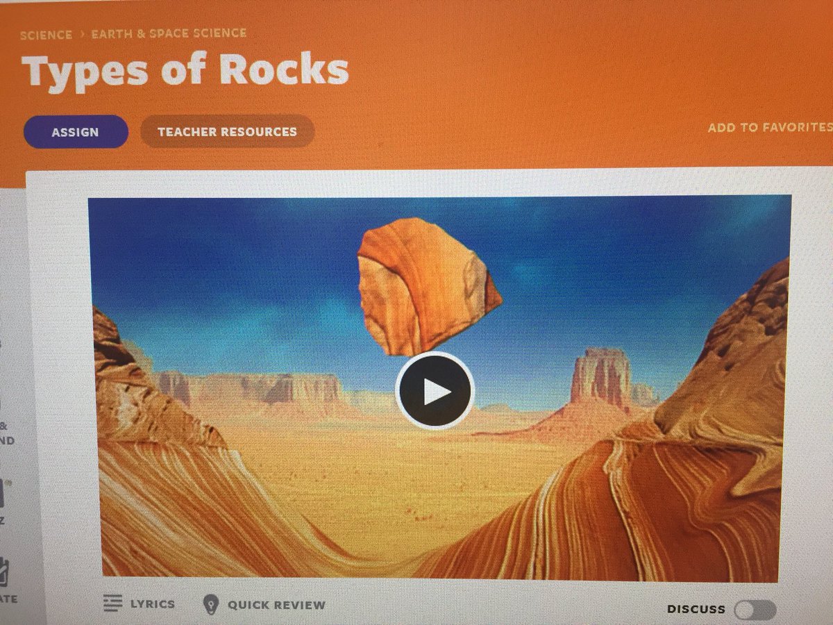 KimSweeney2's tweet photo. Using Flocabulary to enhance our learning about types of rocks!  #bearockstar! https://t.co/fu2aIkYa8r