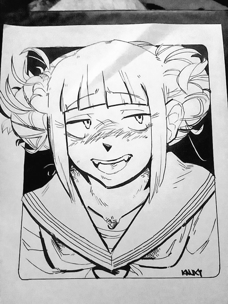 Crinkled at the last moment, kill me #inktober2017 