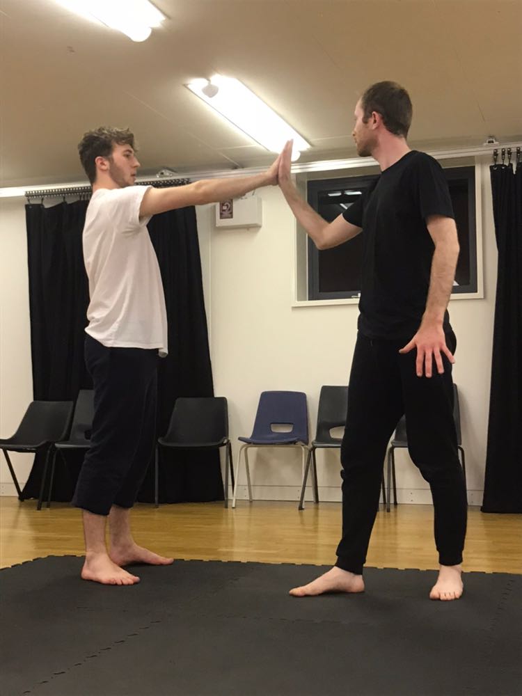cjtmcmullan's tweet photo. Feeling cheeky sitting here while @TheMaracaMan and @TobyUnderwood1 do all the work @ApricityTheatre #findingfeathers #devising #brothers https://t.co/fcScDJYk1M