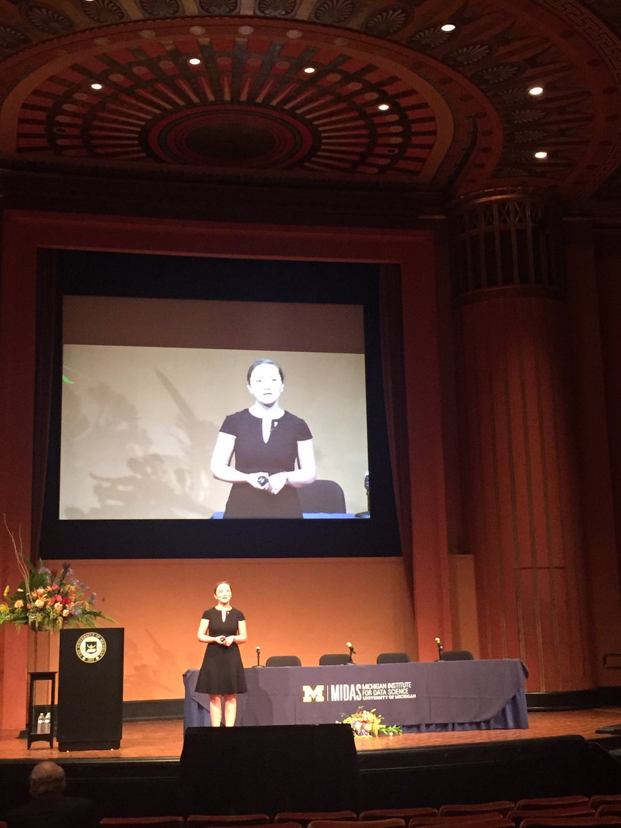 thebigfiveone's tweet photo. @nadyabliss discussing importance of interdisciplinary collab &amp; asking computer scientists to get out of disciplinary silos #umbigdata https://t.co/gtGR3gakCZ
