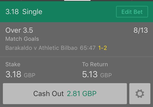 OnePoundPunt's tweet photo. ▪️£1-£20 In Play Pot Builder Challenge▪️
Bet 4.
£3.18 Returns £5.13 @ 8/13.
Hit ❤️ if on.
#InplayPotbuilder
#LiveBet
#Bilbao https://t.co/3FZjK5c3Iq