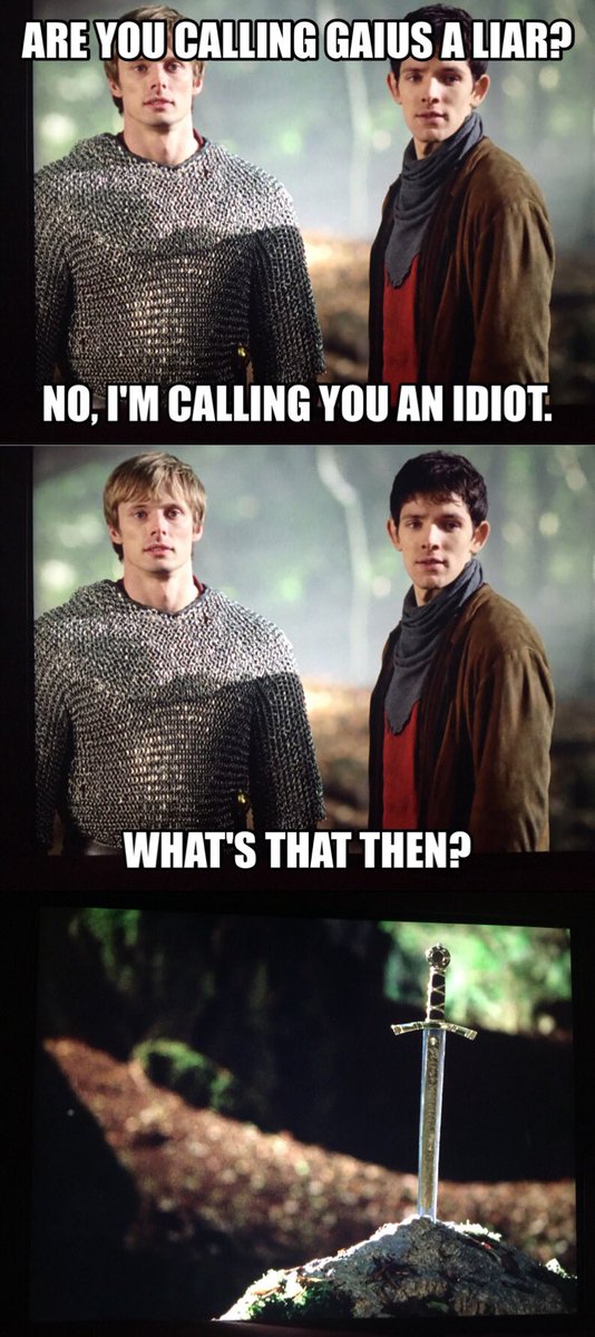 psychofan1's tweet photo. Awesome #Merlin #moments #SwordAndStone part 2 https://t.co/j0Srw3K9Vu